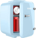 Mini Fridge 4 Liter Small Refrigerator for Bedroom - Compact Cooler