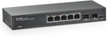 MokerLink 5 Port 2.5Gigabit Ethernet Switch - 2x10G SFP, VLAN