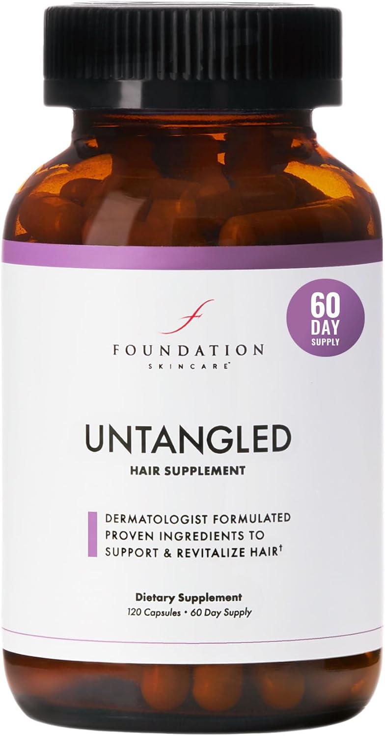 UnTangled Hair Vitamins for Thicker, Faster Hair Growth Supply