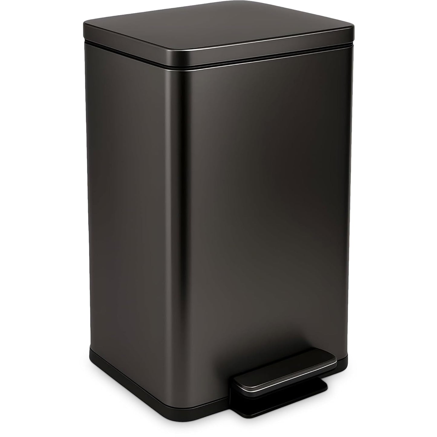 SIMPLI-Magic 13.2 Gallon Step Trash Can with Slow-Close Lid