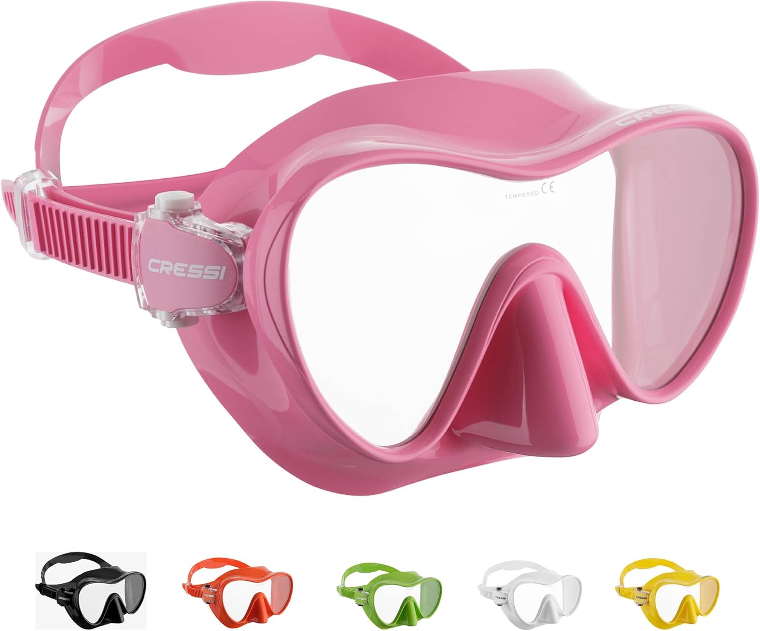 Cressi F1 Frameless Mask - Perfect Seal Silicone Skirt Design