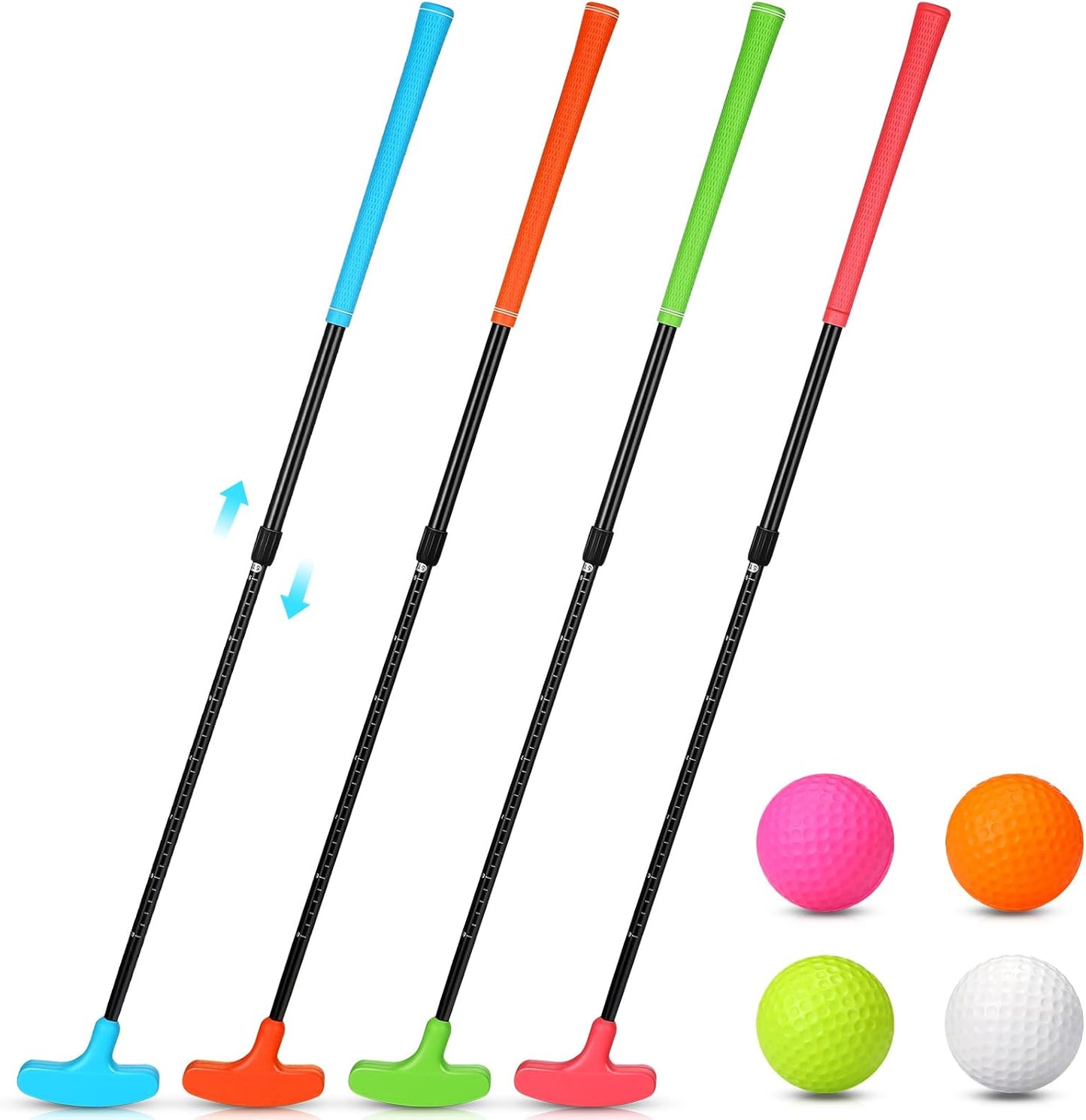 Hiboom 4 Pack Golf Putters for Men and Women - Adjustable Length