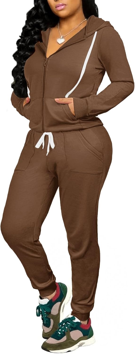 CLOCOR Track Suits for Women Set - Casual 2 Piece Outfits