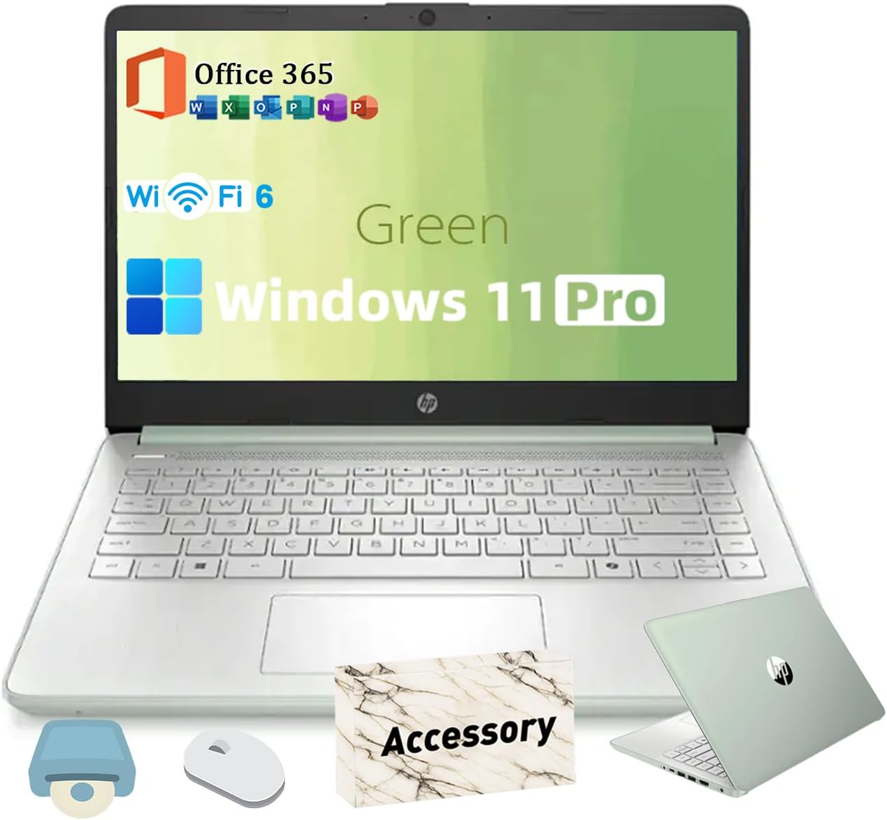 HP 2025 14-inch Laptop with Windows 11 Pro and 16GB RAM