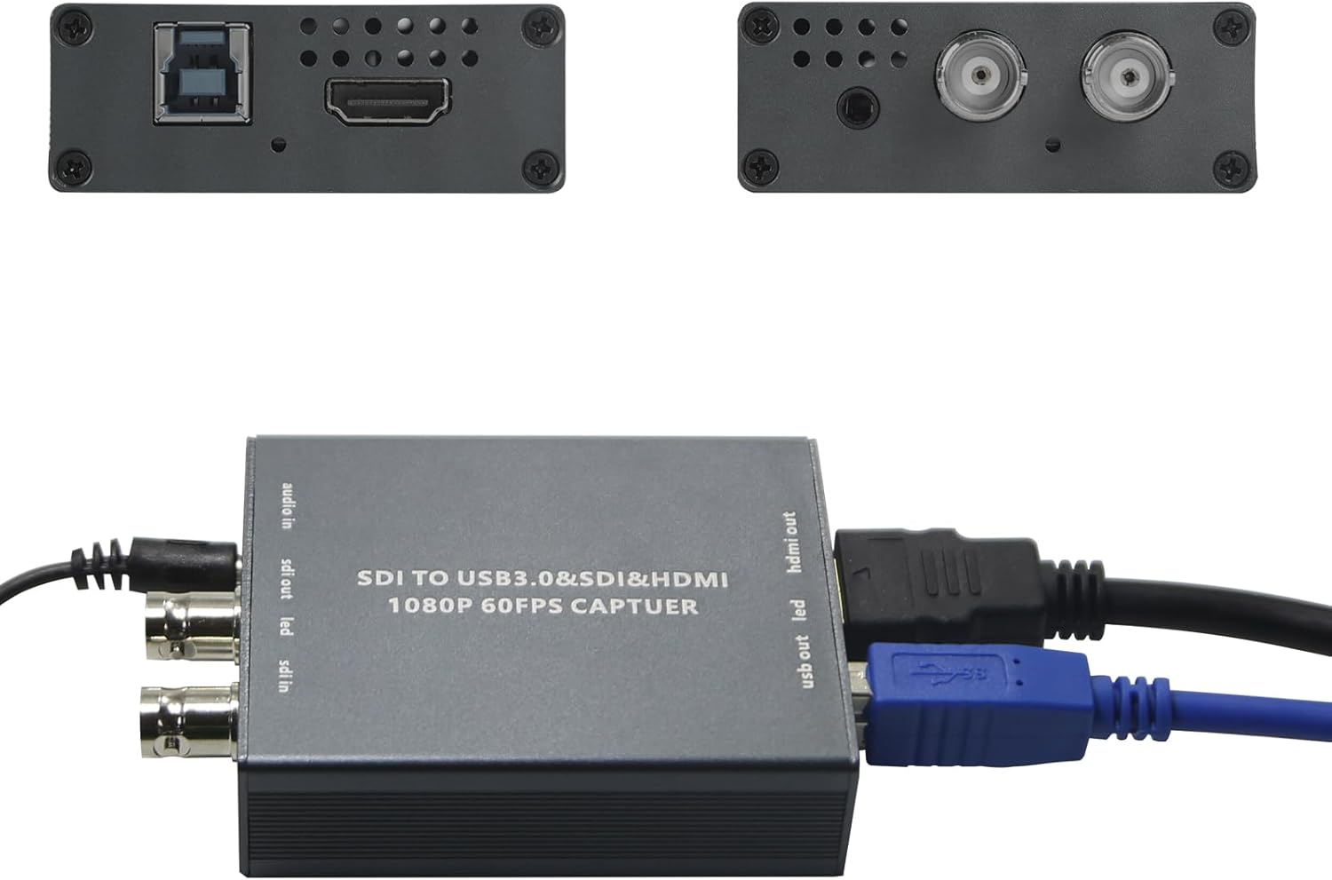 HDMI SDI Dual Output Capture Card for 1080P Live Streaming