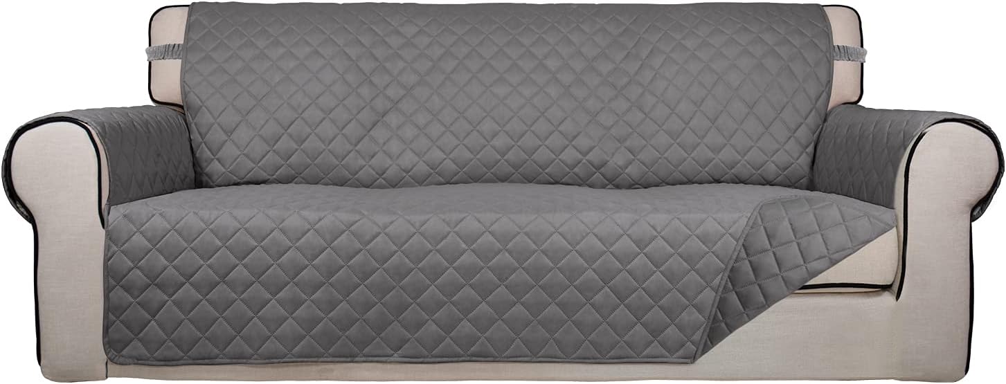 PureFit Reversible Quilted Sofa Cover for Pets and Kids