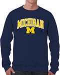 Mens Tackle Twill Crewneck Sweatshirt - Embroidered Team Logo