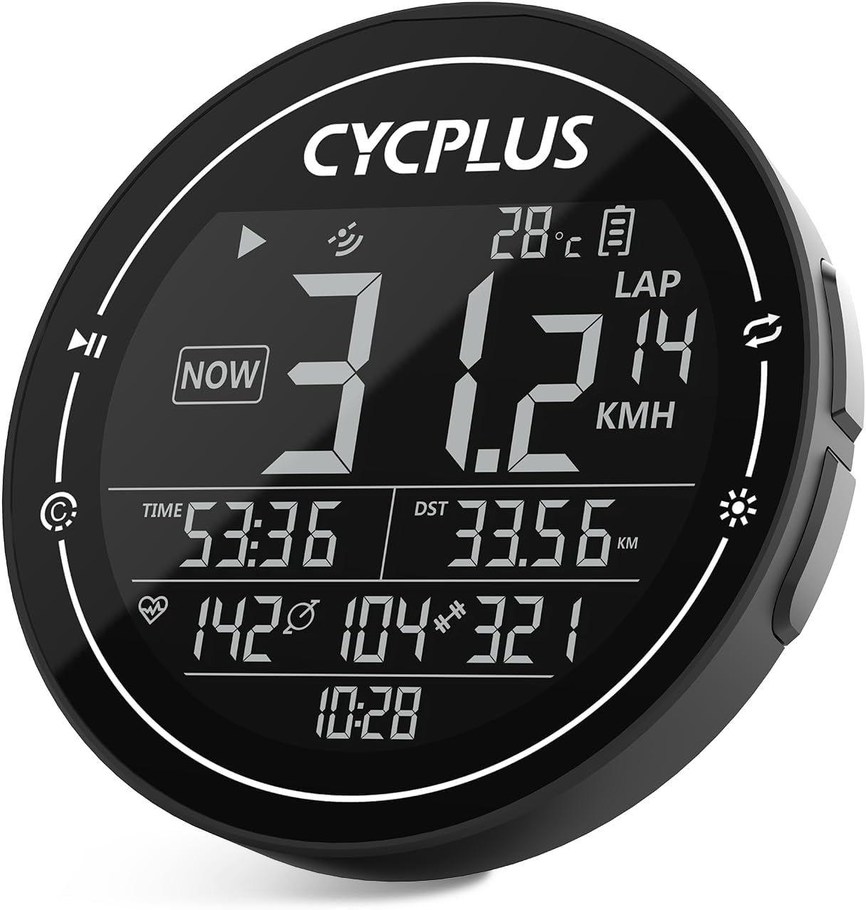 CYCPLUS GPS Bike Computer: Wireless Speedometer for Cyclists