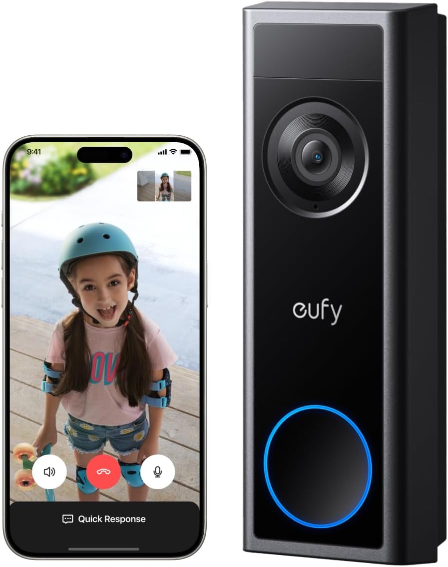 eufy Video Doorbell Camera C31: 2K FHD Clarity & Security