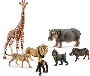 Schleich Wild Life Safari Animal Figurine Playset for Kids