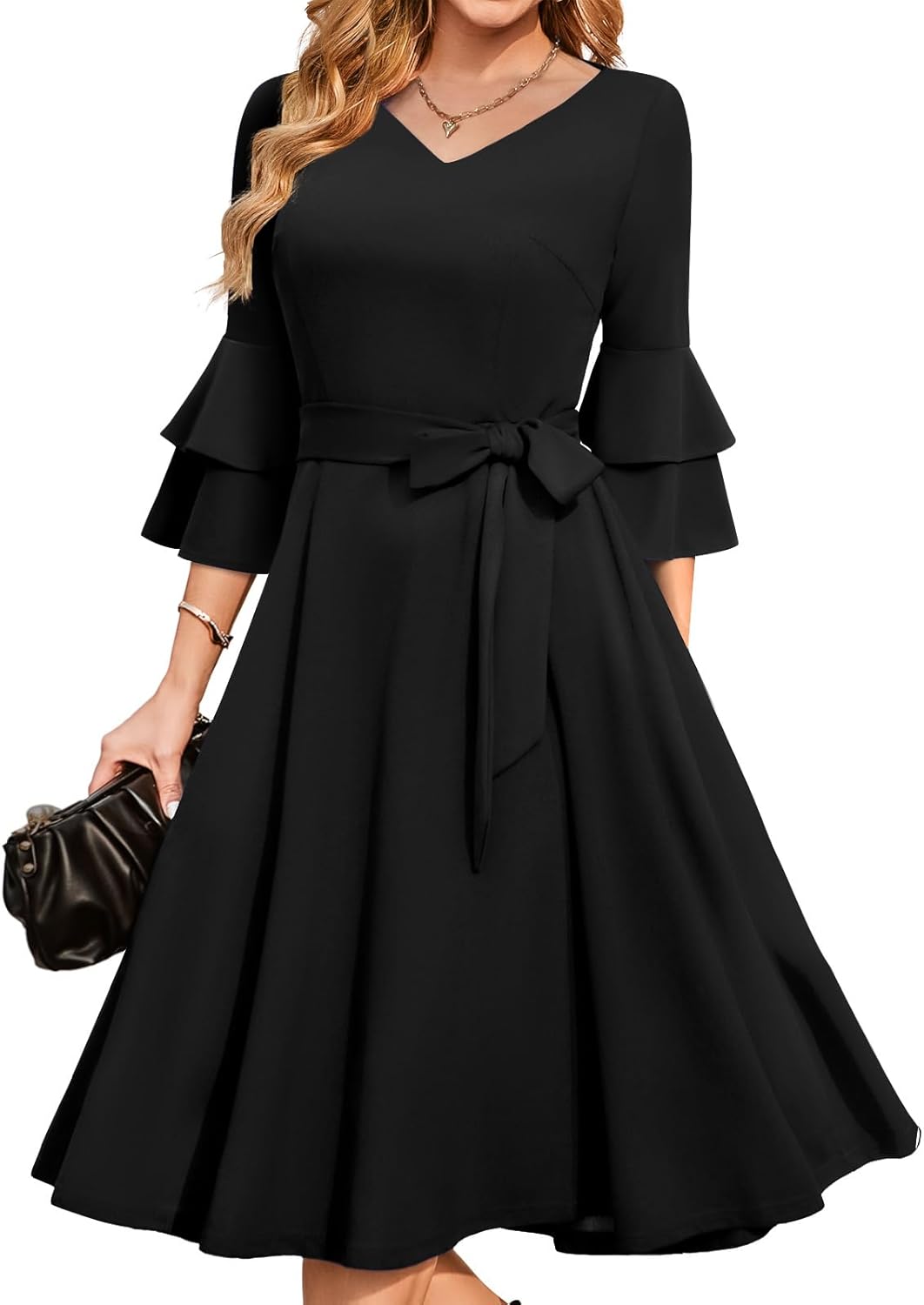 DRESSTELLS Womens Cocktail Dress for Homecoming and Weddings