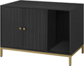 Feandrea Litter Box Enclosure for Modern Cat Furniture Style