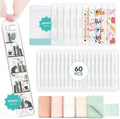 60 Pieces Acrylic Bookmark Blanks - DIY Clear 3mm Thick Bookmarks