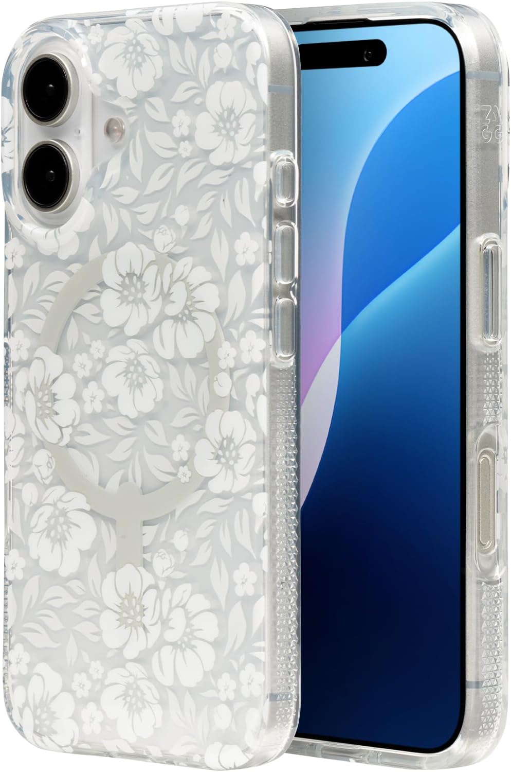 ZAGG Milan Snap Case for iPhone 16 - Floral Design & Protection