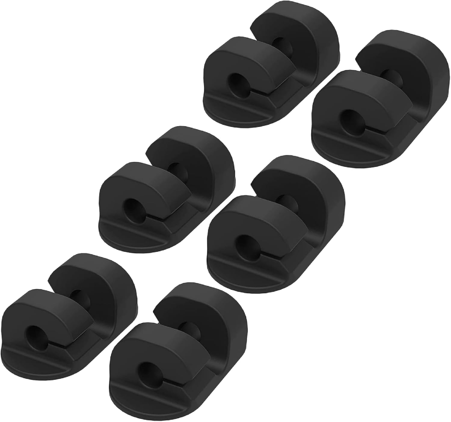 Scosche 6 Pack Adhesive Cable Clips - Organize with Ease!