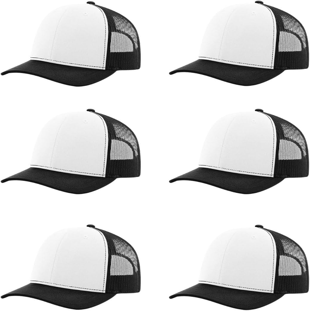 Richardson 112 Classic Six-Panel Adjustable Snapback Trucker Cap