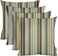 Sunbrella Square Throw Pillows Set of 4 - Weather Resistant 24in