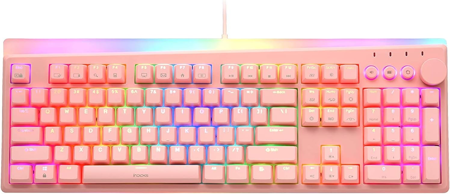 i-rocks K71M RGB Mechanical Gaming Keyboard with Media Control