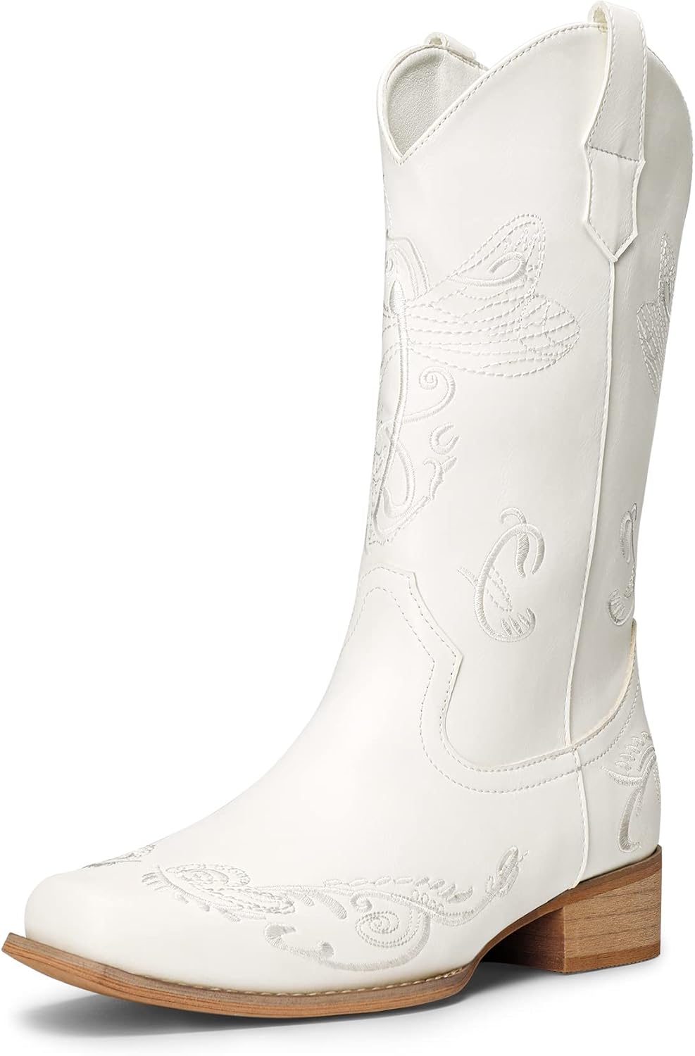 DREAM PAIRS Women's Square Toe Cowboy Boots for Every Occasion