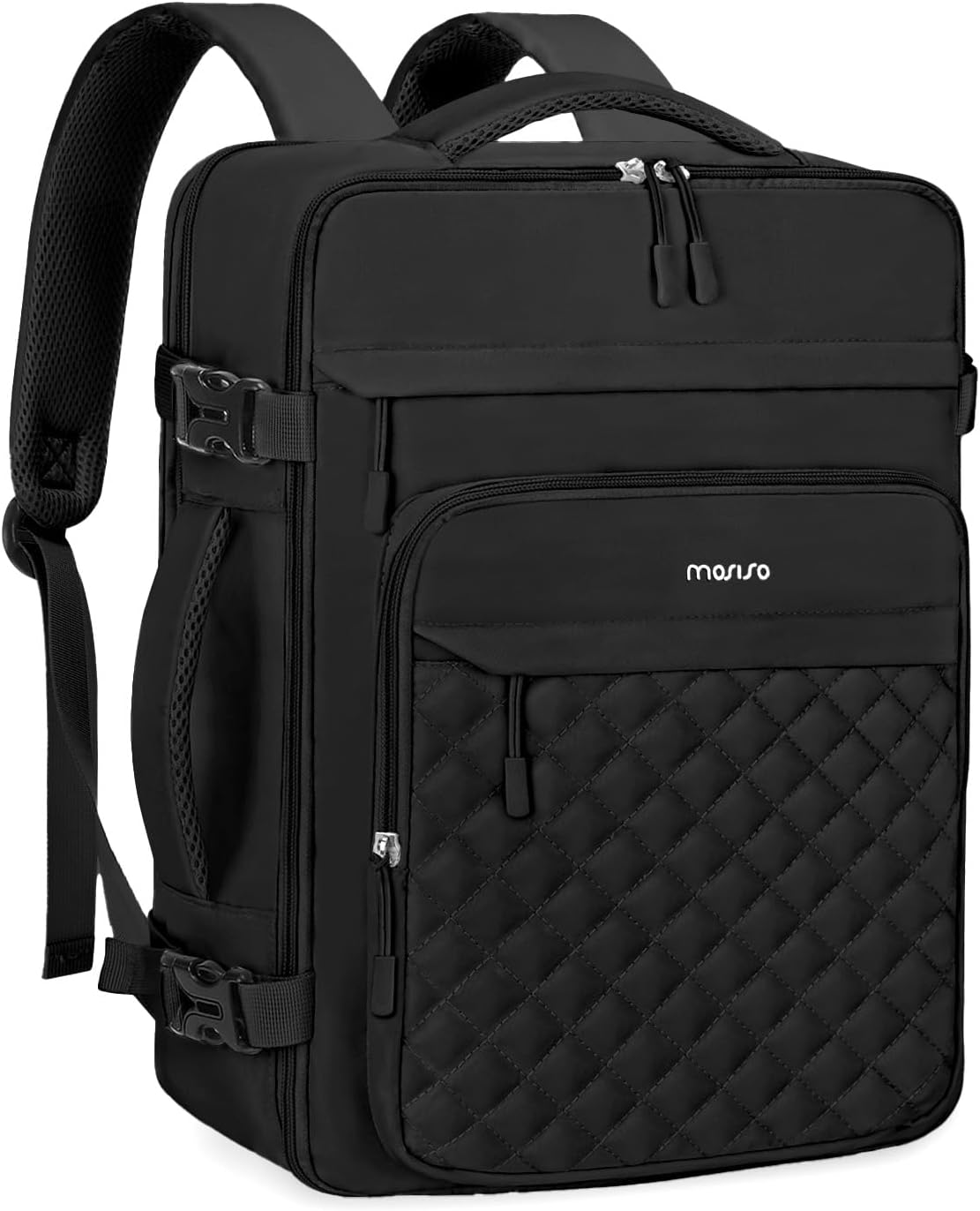 MOSISO Travel Backpack for Women Men with USB Port and Cubes