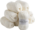 Knit Picks Mighty Stitch Worsted Weight Yarn Pack - Easy-Care White