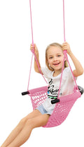 JKsmart Swing Seat for Kids Rope Swing Set - Durable Pink Seat