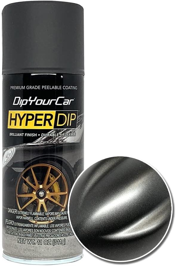 DipYourCar HyperDip Paint - Removable Peelable Satin Coat Spray