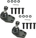 TRQ Front Lower Ball Joint Set Compatible with 2000-2001 Dodge Ram