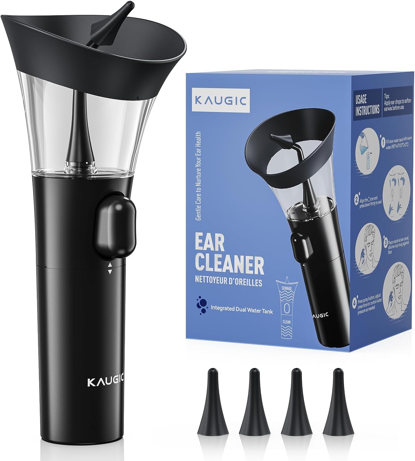 Manual Ear Wax Cleaner for Safe, Comfortable One-Hand Operation