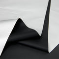 Blackout Drapery Shade Fabric Black and Silver - 100% Shading