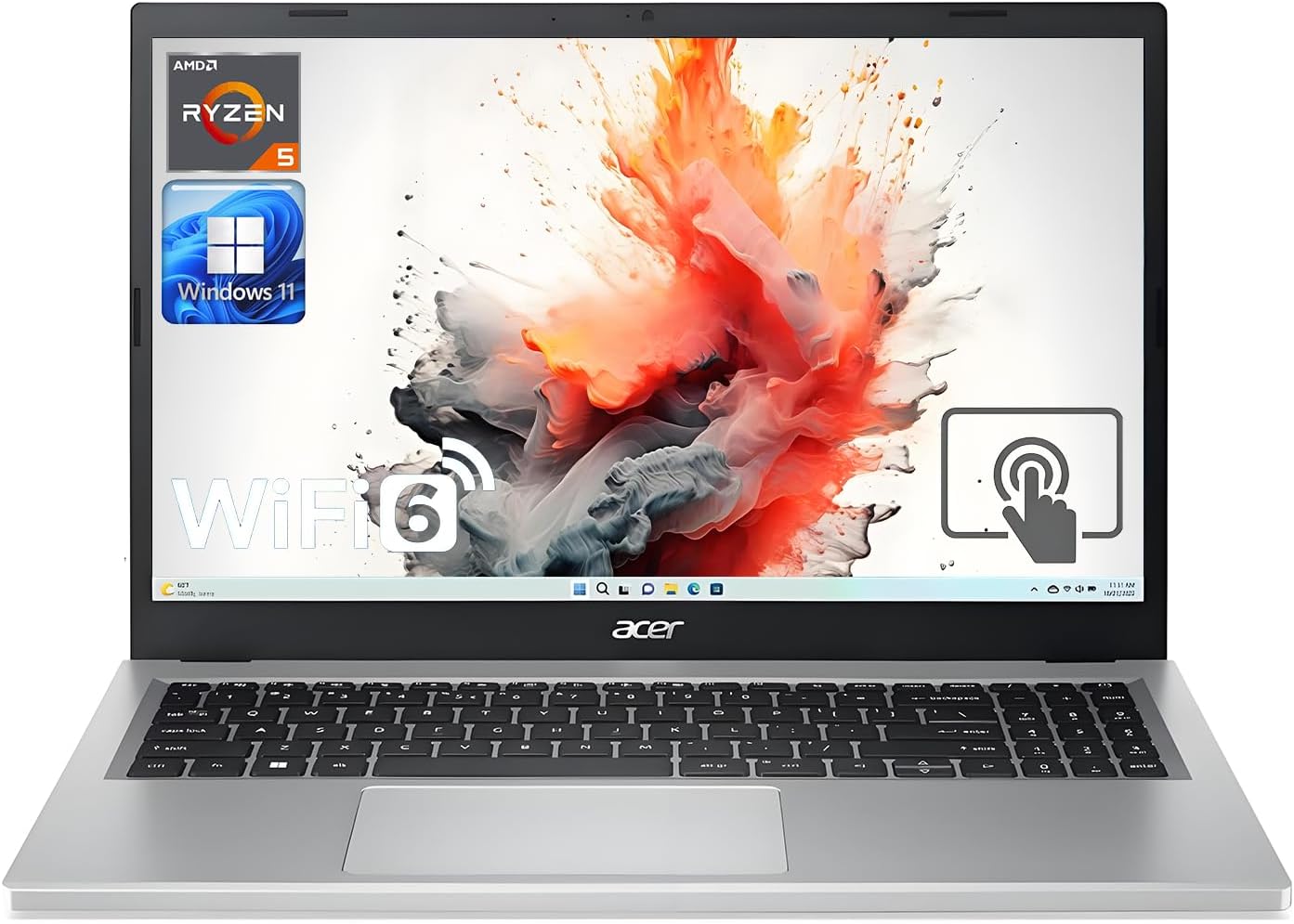 Acer Aspire A315 15.6in Full HD Touch Laptop with Ryzen 5 Power