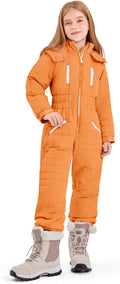 Haloumoning Kids Snow Suit for Girls - Waterproof Insulated Design