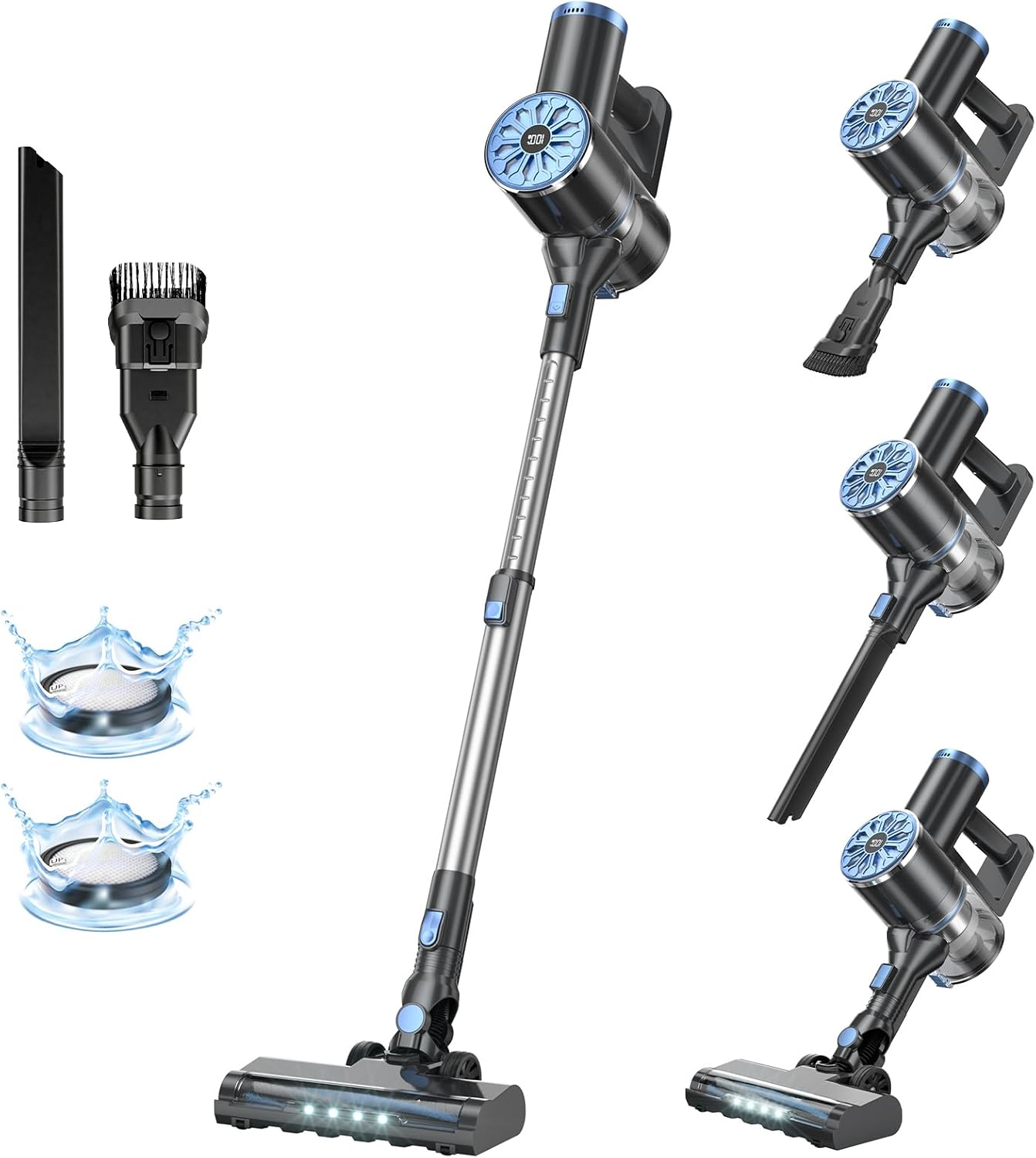VIPSUN Self-Standing Cordless Vacuum: Powerful & Lightweight!