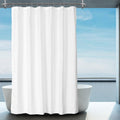 Fabric Shower Curtain Liners 2-Pack - Lightweight White Hotel Quality