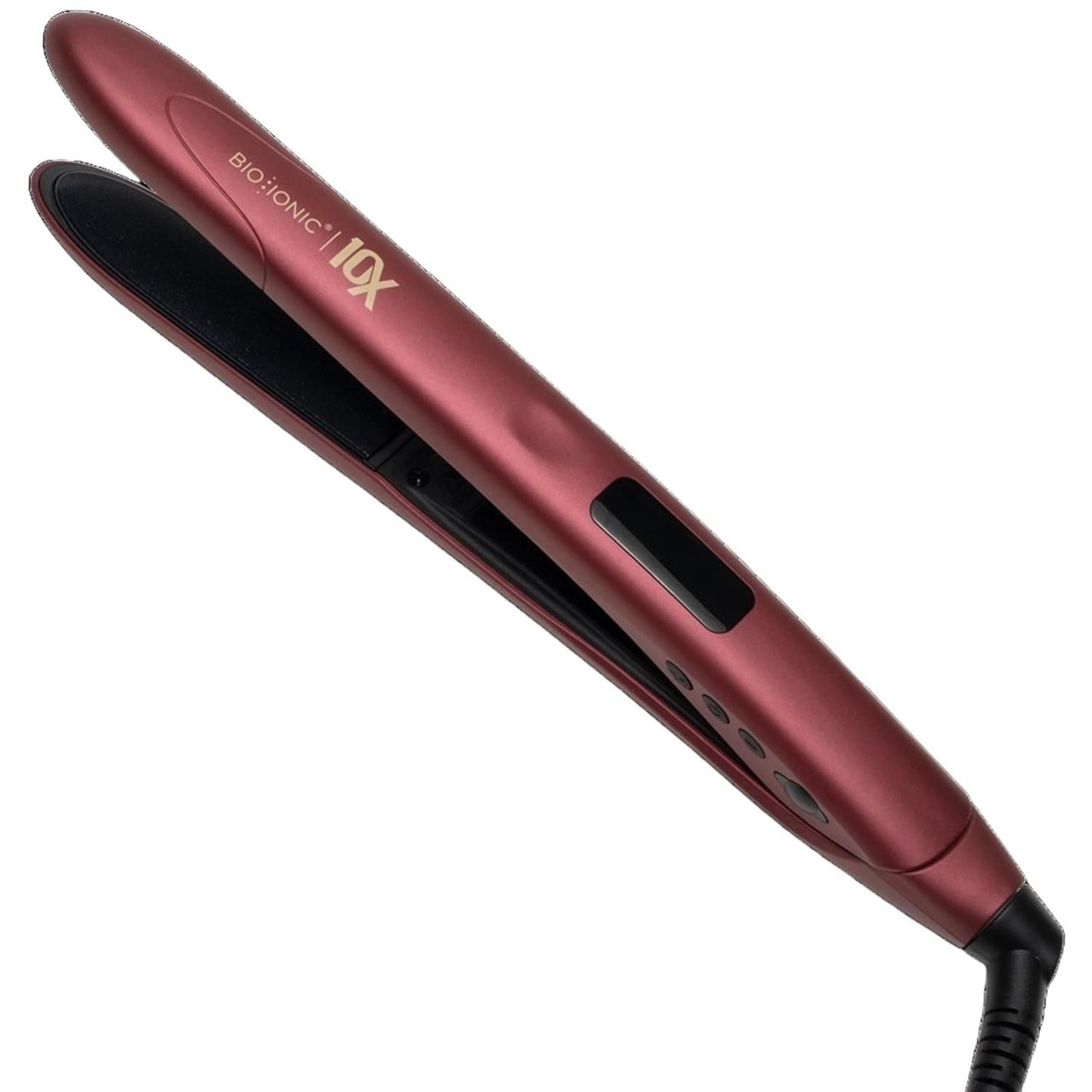Bio Ionic 10X Styling Iron with Sonic Vibrating Plates for Hair