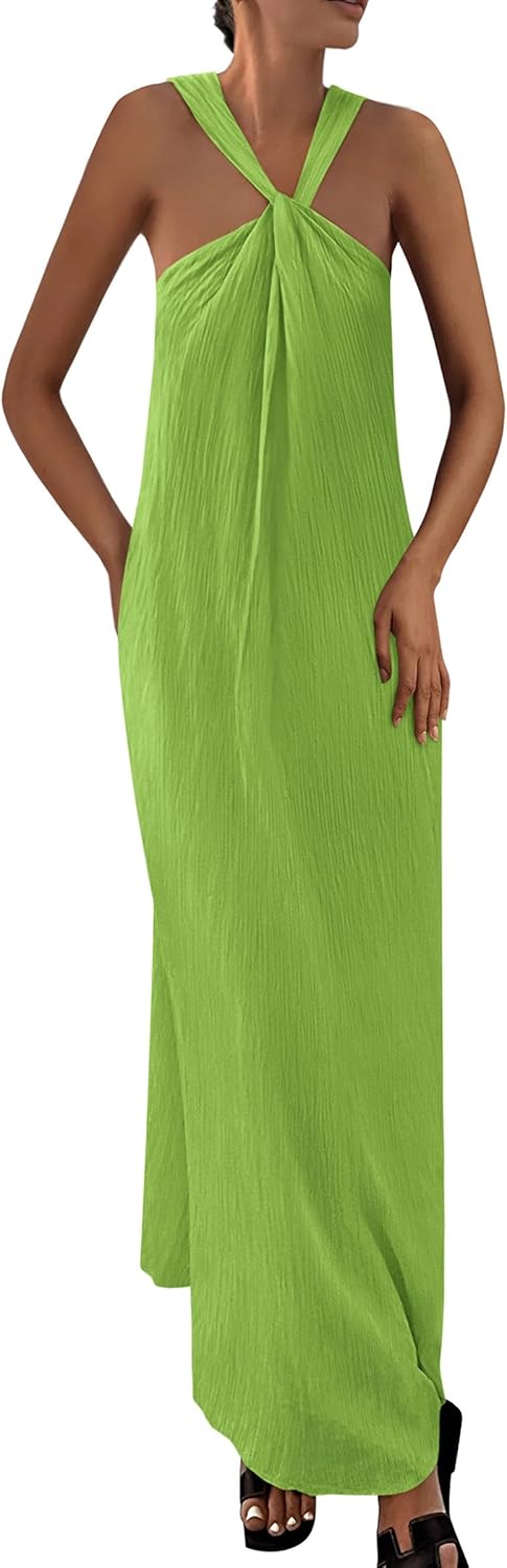 PRETTYGARDEN Womens Casual Long Summer Maxi Dress with Pockets
