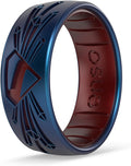 Enso Rings Superman Fortress of Solitude Silicone Ring - Cobalt/Dark