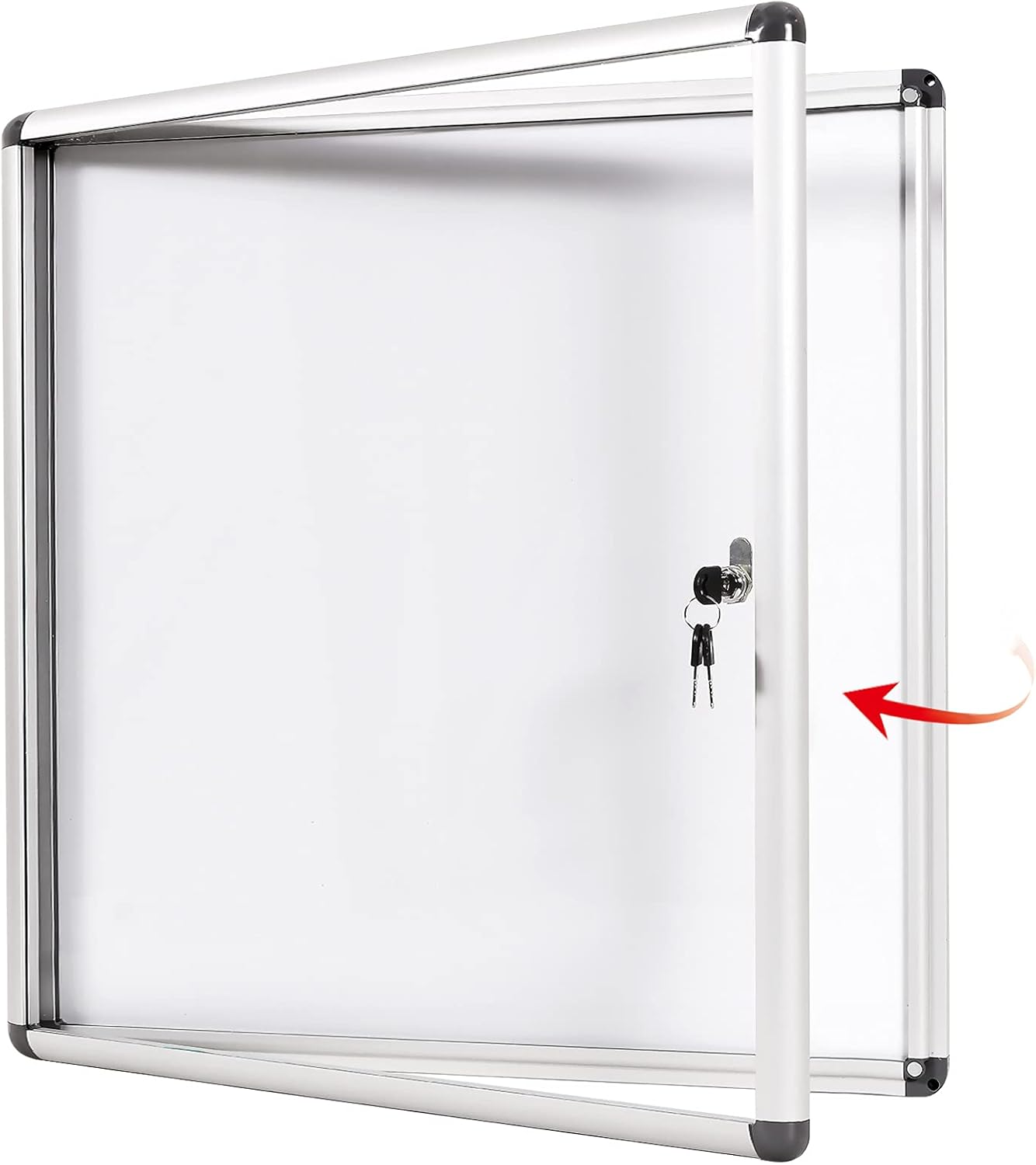 SWANCROWN Lockable Noticeboard for Secure Display of Messages