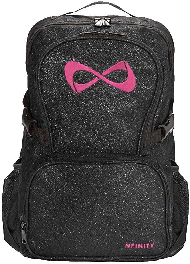 Nfinity Sparkle Backpack for Cheerleaders with Glitter Finish
