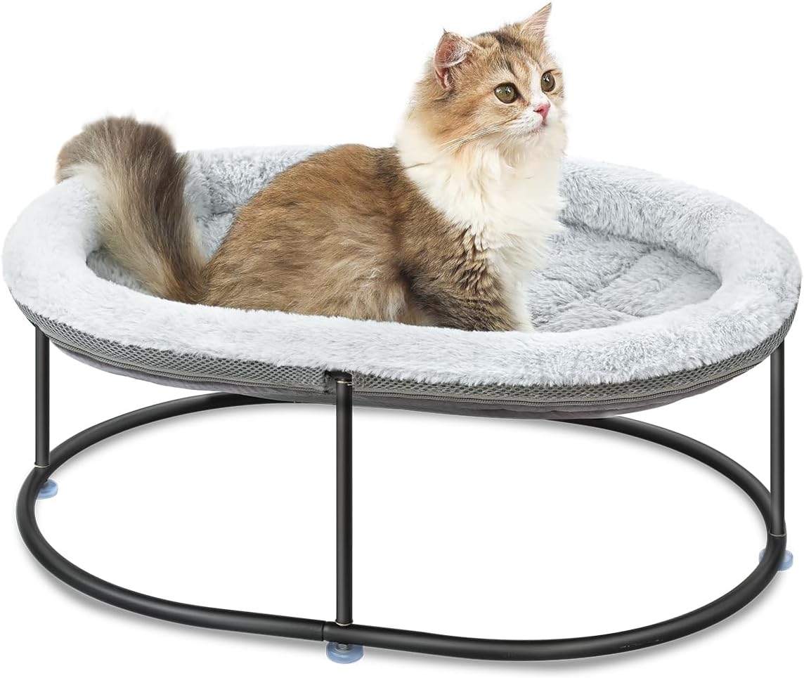 Elevated Cat Hammock Bed for Indoor Cats by Zoratoo