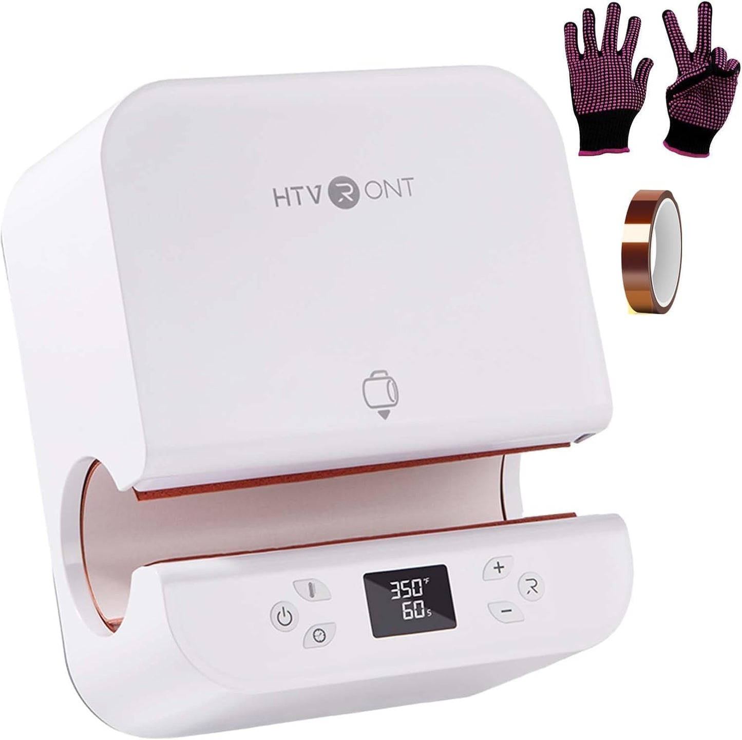 HTVRONT Professional Auto Tumbler Heat Press - Fast & Even Heating for Sublimation Tumblers! 