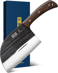 6.5 Inch Serbian Chef Knife for Meat Cutting and BBQ Gifts