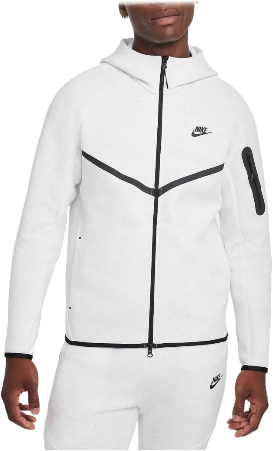 Nike Tech Windrunner Hoodie, Birch/Black: Stay Warm in Style!