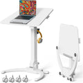 JOY worker Foldable Mobile Standing Desk - Height Adjustable, Tiltable