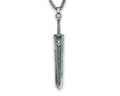 925 Sterling Silver Brand of Sacrifice Blade Pendant Necklace - Bold