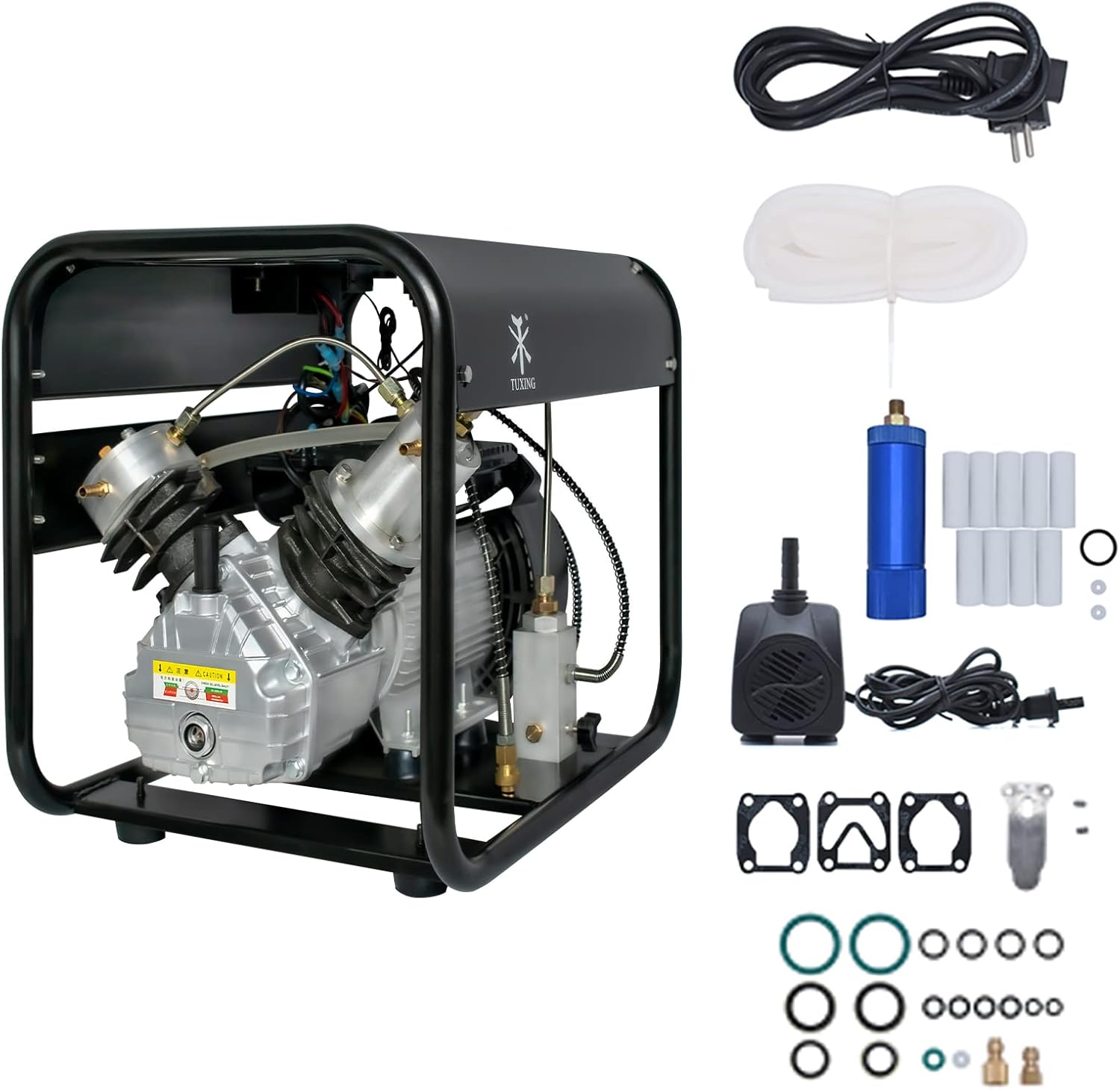 TUXING 4500Psi High Pressure Compressor - Fast & Adjustable Fill