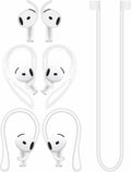 Secure Fit AirPods 4 Silicone Hooks White | A-Focus