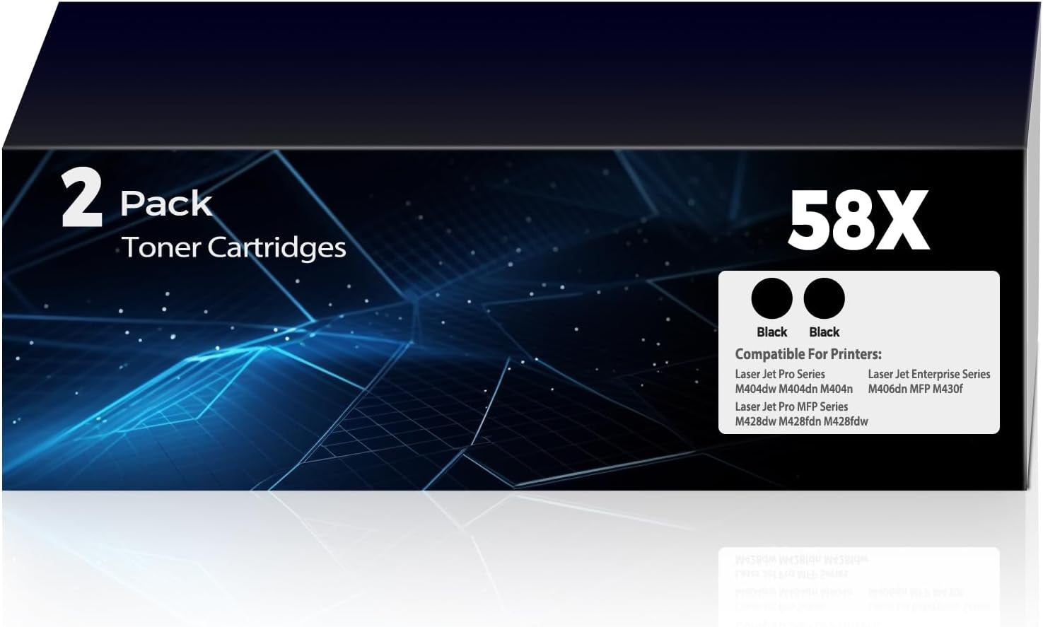 58X Toner Cartridge Black Laser Jet Pro M404dw Compatible Option