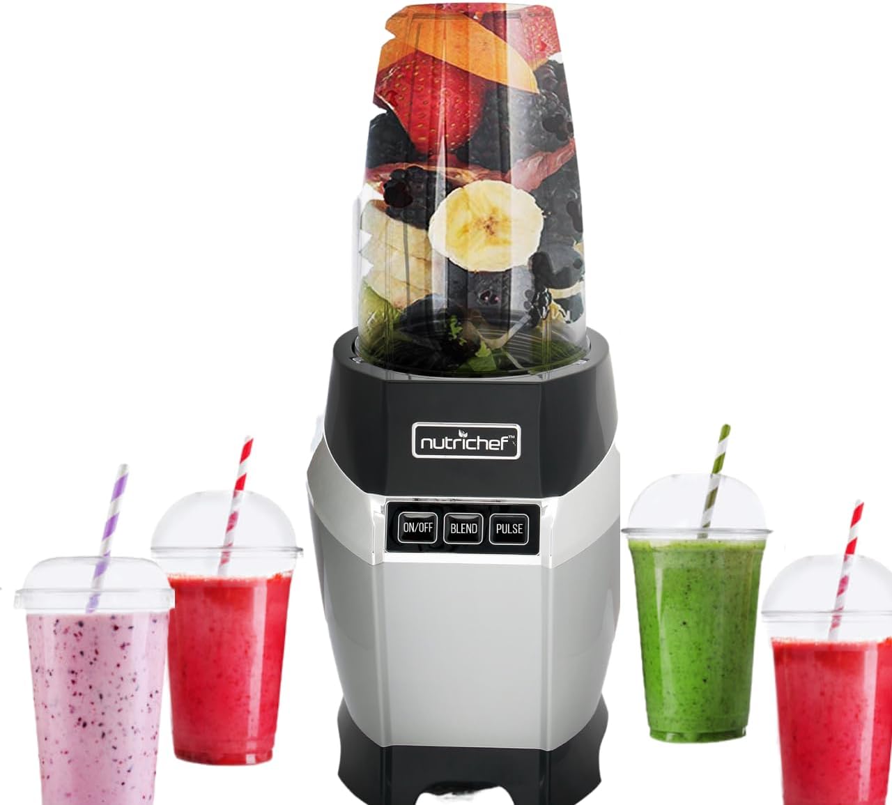 Portable Mini Blender for Shakes & Smoothies - NutriChef