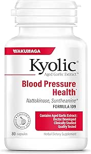 Kyolic Aged Garlic Extract Formula 109 for Blood Pressure Health